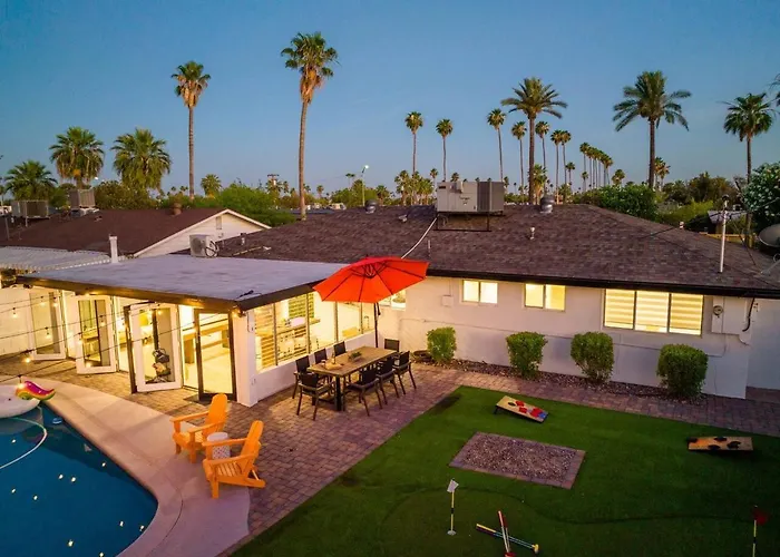 5 Mins Old Town!heated Pool!minigolf!bbq!firepit Scottsdale