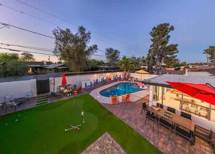 5 Mins Old Town!heated Pool!minigolf!bbq!firepit