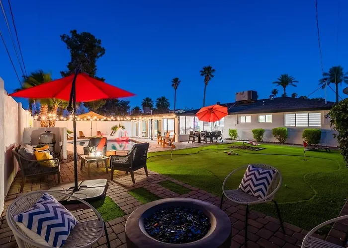 5 Mins Old Town!heated Pool!minigolf!bbq!firepit Scottsdale